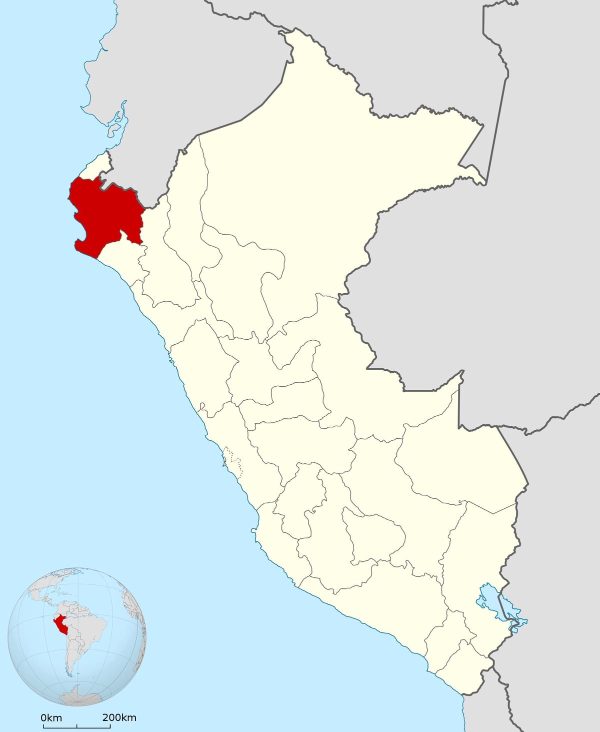 แผนที่ของ peru. kgm เปรู