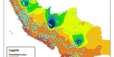 แผนที่ของสภาพอากาศเปรู